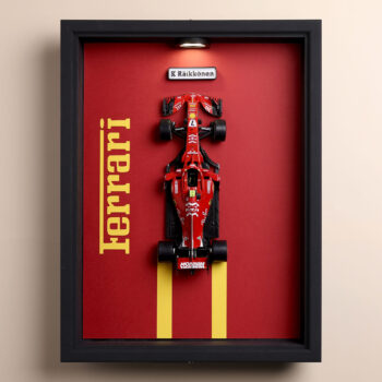 Cuadro iluminado Ferrari SF71H de Kimi Räikkönen 2018